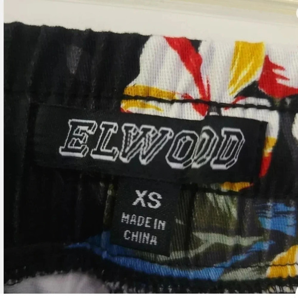 ELWOOD Snow Leopard Print Tropical unisex Joggers with Drawing XS - Picture 2 of 7